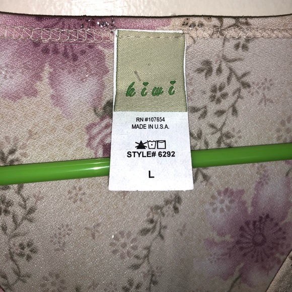 Vintage Fairycore Floral Sparkle Tank - Picture 5 of 5